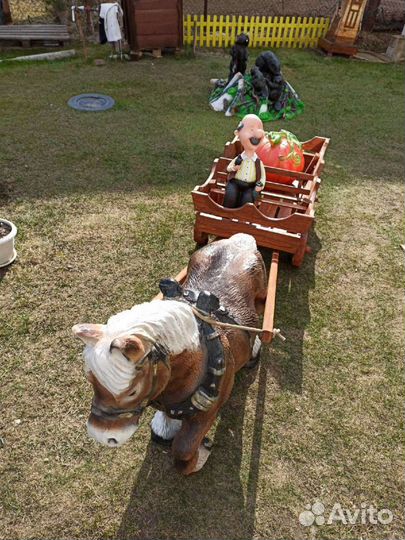 Декоративная телега