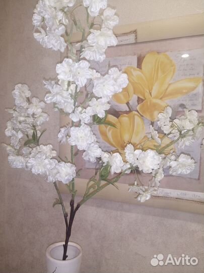 Искусственные цветы для декора