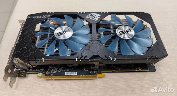 Видеокарта HIS Radeon RX580 8GB IceQ X2 OC
