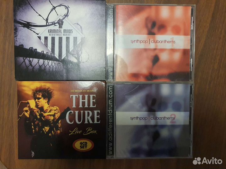Музыкальные фирменные CD диски Synthpop,Electronic