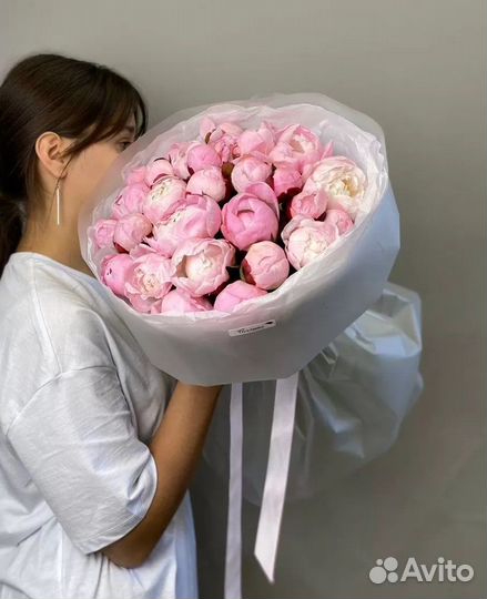 Букет пионов