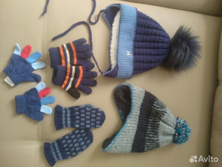 Шапки варежки перчатки