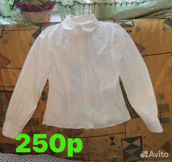 Школьные блузки для девочки 134 146
