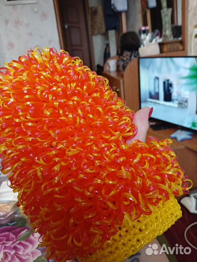 Мочалка ручной работы