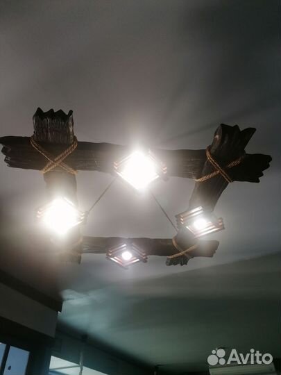 Дизайнерская люстра ручной работы