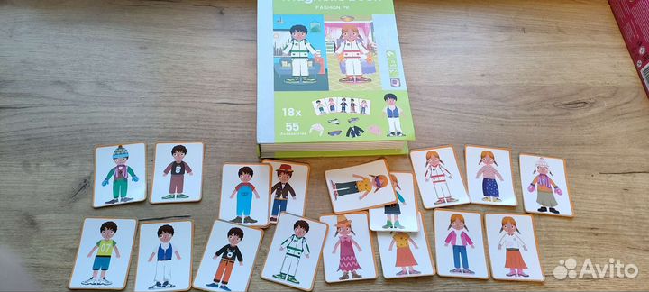 Магнитная игра одень кукол
