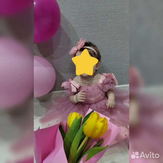 Платье для девочки 80