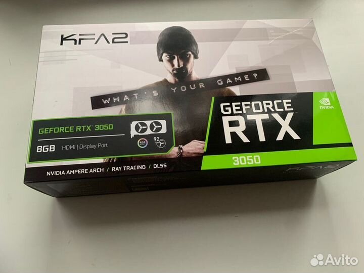 Видеокарта KFA2 GeForce RTX 3050 X Black