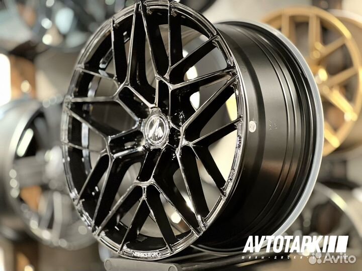 Диски литые R18 5x114,3 Black Makstton Fission