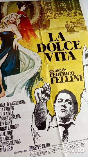 Киноплакат La Dolche Vita