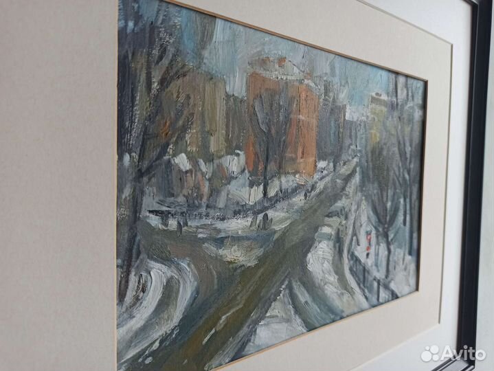 Картина городской пейзаж 