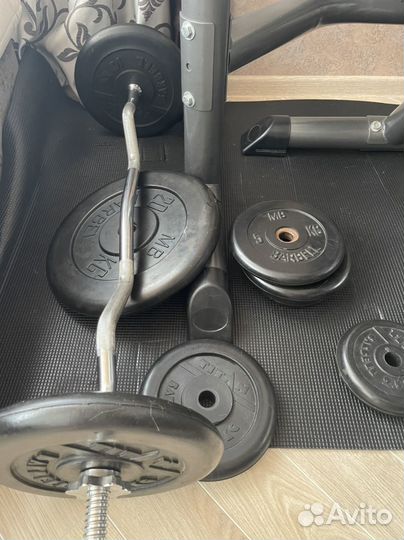 Скамья для жима со стойками torneo ultra bebch