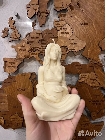 Молд свечи беременная женщина