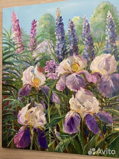 Картина маслом. Цветы