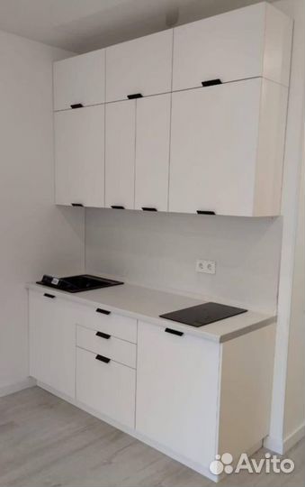 Кухня маленькая эконом прямая 