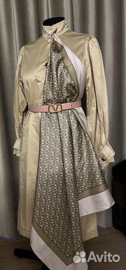 Шелковый платок Burberry 90х90 см