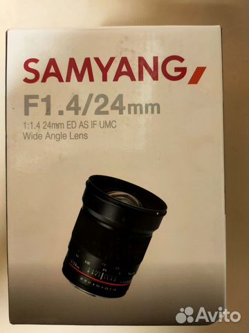 Объектив Samyang 24mm f/ 1.4 Canon (Full Frame) объявление продам