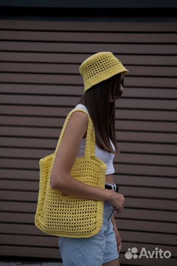 Авоська вязаная ручная работа