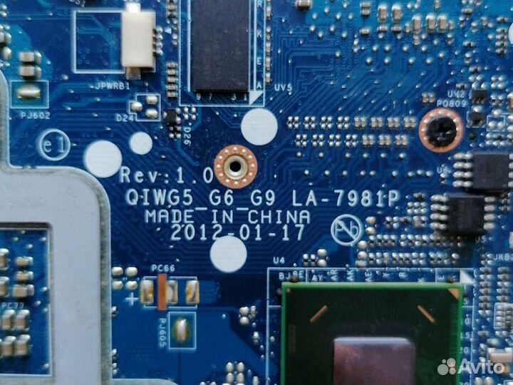 Материнская плата La-7981p lenovo G580 20150
