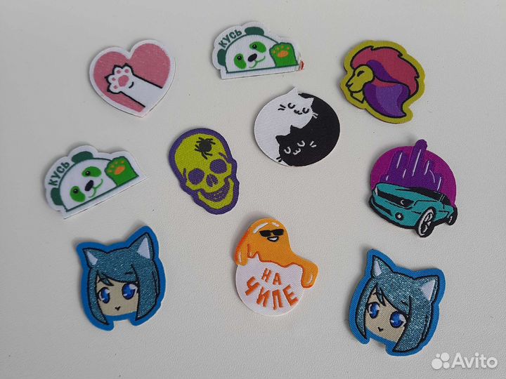 Стикерсы из магнита. за все 10 шт