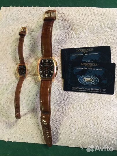 Часы золотые Longines