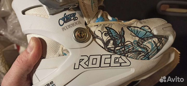 Коньки для девочек Roces 30-35 рр 190-220мм