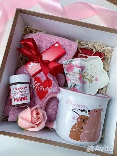 Подарочный бокс для мамы, подарок на день матери