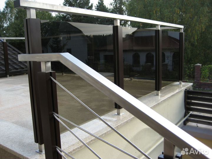 Ограждения из стекла любой толщины