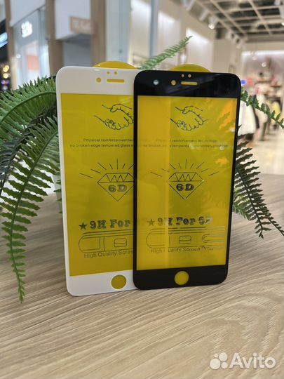 Защитное стекло на iPhone 6plus