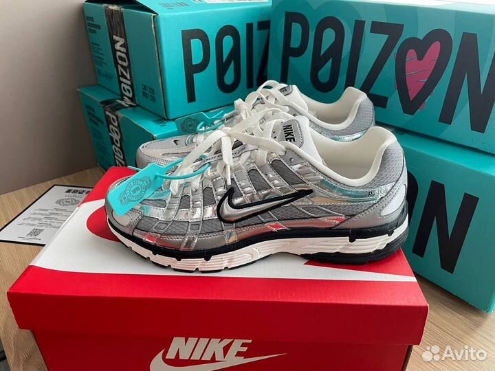 Nike p6000 silver оригинал