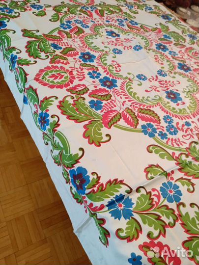 Скатерть советская винтажная