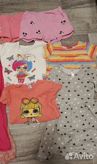 Вещи пакетом на девочку 122