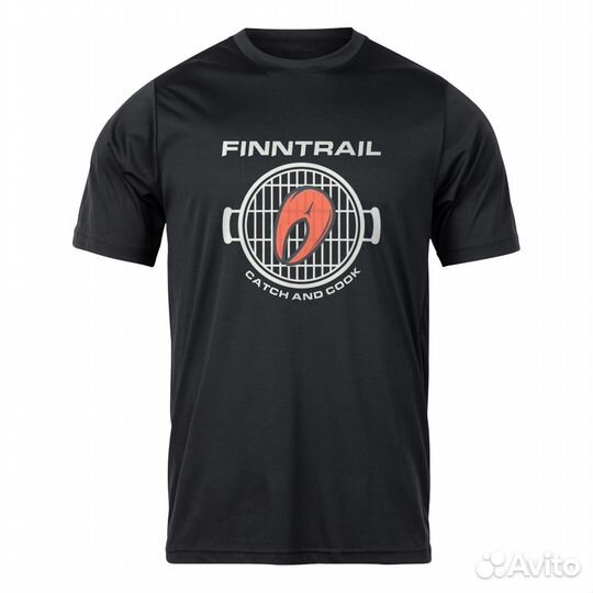 62539 Футболка Finntrail Steak 6705 черный