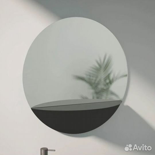 Зеркало круглое Evoform Shadow BY 0562 70 с полкой