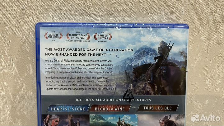 Игра Ведьмак 3 Дикая охота ps5