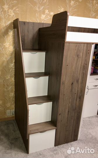 Детская кровать чердак Фанки Соло-1