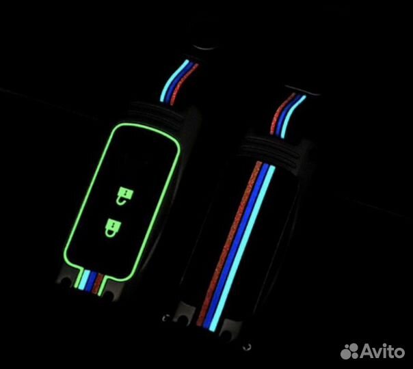 Чехол на ключ Mitsubishi / Митсубиси 2 кнопки Silver