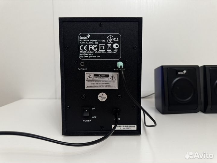 Колонки и сабвуфер Genius sw-2.1 355 новые