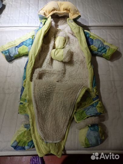 Зимний комбинезон для новорожденных