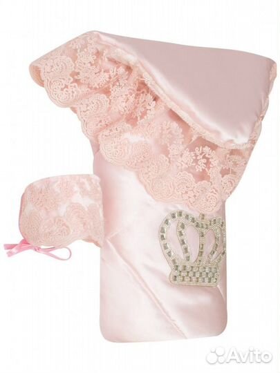 Конверт на выписку для девочки новый в упаковке