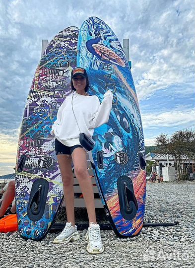 Сап-доска Iboard 11' Aqua надувная