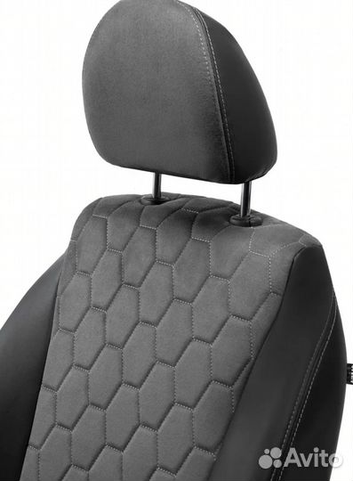 Авточехлы из экокожи Лада Веста