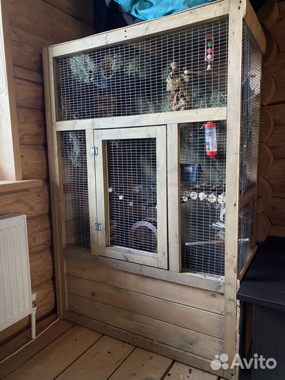 Клетка вольер витрина для шиншиллы, грызунов, птиц