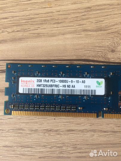 2 модуля оперативной памяти Hynix DDR3, 4gb