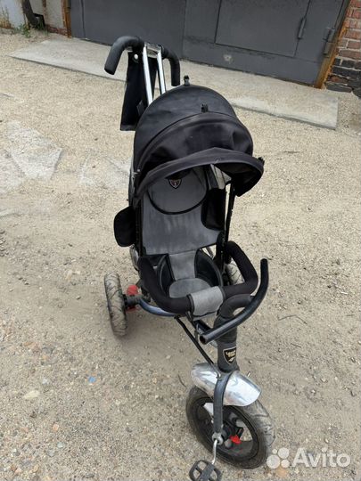 Велосипед с родительской ручкой