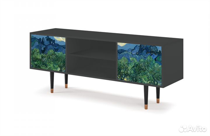 Тв-тумба T2 - Антрацит - The Oil Trees