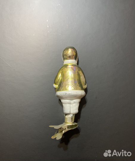 Чукча Якут и Мартышка Елочная игрушка СССР