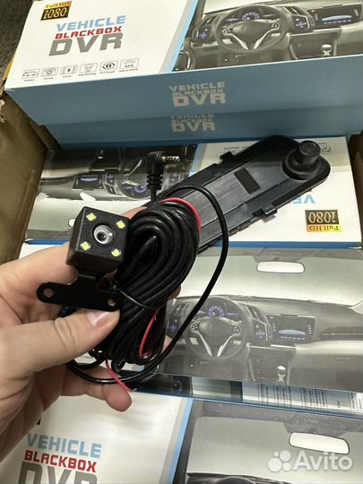 Видеорегистратор зеркало с камерой заднего вида