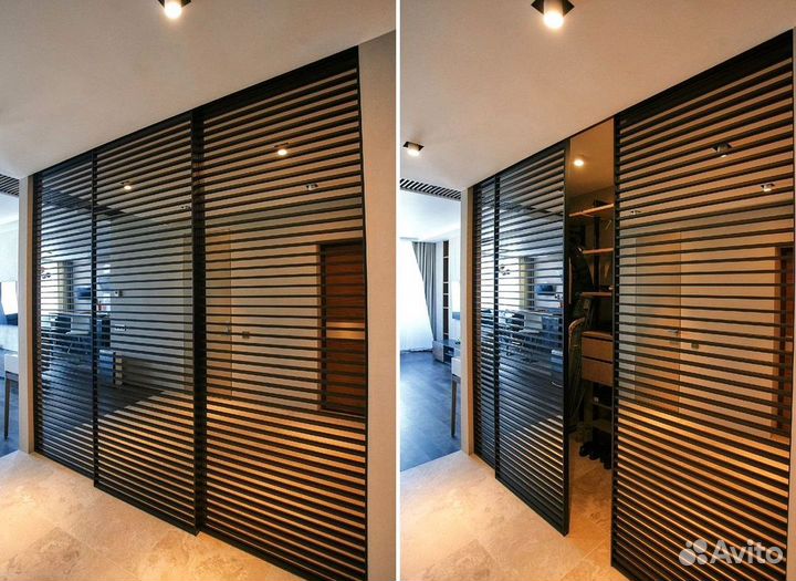 Реечные перегородки