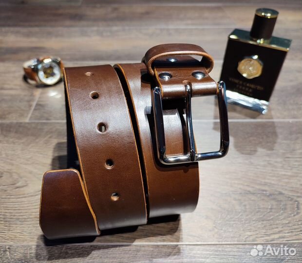 Мужской кожаный ремень